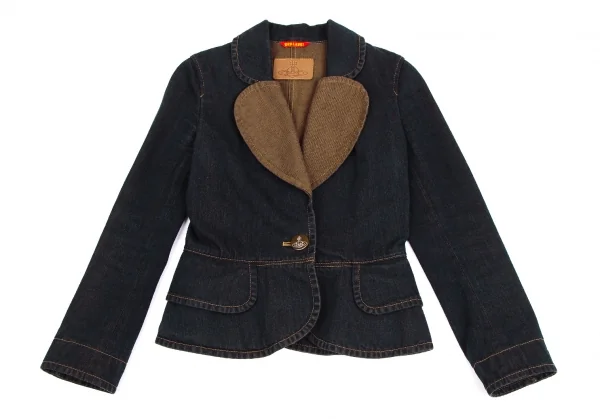 ヴィヴィアンウエストウッド レッドレーベルVivienne Westwood Red Label デニムラブジャケット インディゴ3 K-110701_002
