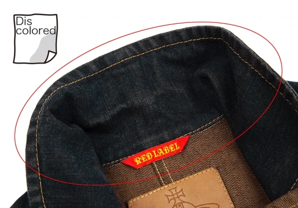 ヴィヴィアンウエストウッド レッドレーベルVivienne Westwood Red Label デニムラブジャケット インディゴ3 K-110701_005