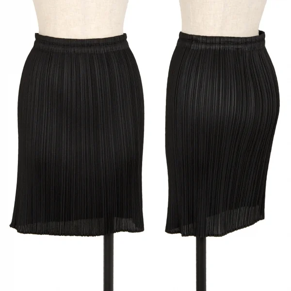 プリーツプリーズPLEATS PLEASE プリーツミニスカート 黒3 K-110737_001