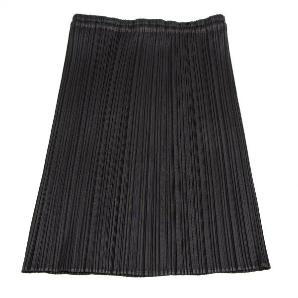 プリーツプリーズPLEATS PLEASE プリーツミニスカート 黒3 K-110737_007