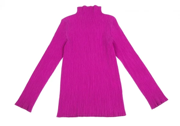 イッセイミヤケISSEY MIYAKE シワプリーツハイネックセットアップ パープルM・S K-110748_003