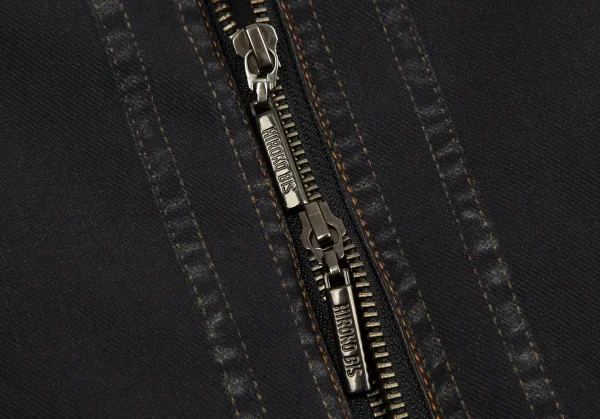 ヒロコビスHIROKO BIS eSSeNtieL 転写切替中綿ジャケット 黒9 K-110769_012