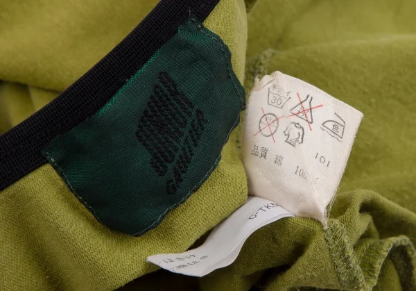 ジュニアゴルチエJUNIOR GAULTIER スカルゴーグルプリントトリムTシャツ オリーブ40 K-110792_015