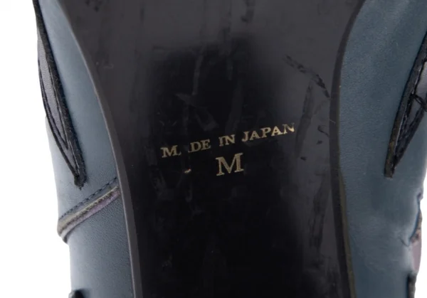 ジャンポールゴルチエJean Paul GAULTIER 切替レザーウエスタンヒールブーツ 水色M(23.5位) K-110796_018