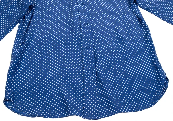 コントワーデコトニエCOMPTOIR DES COTONNIERS シルクドットシャツ 青白S K-110799_010