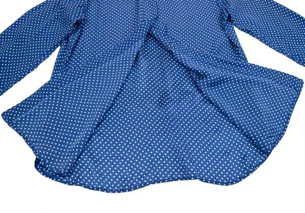 コントワーデコトニエCOMPTOIR DES COTONNIERS シルクドットシャツ 青白S K-110799_011