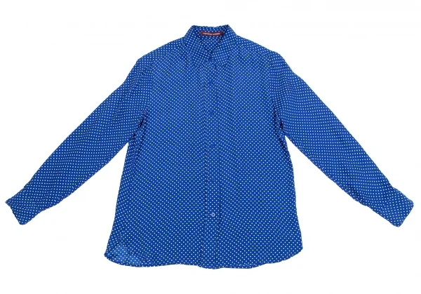 コントワーデコトニエCOMPTOIR DES COTONNIERS シルクドットシャツ 青白S K-110799_002