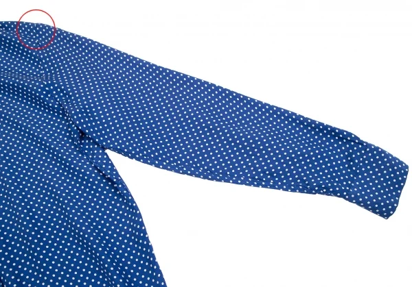 コントワーデコトニエCOMPTOIR DES COTONNIERS シルクドットシャツ 青白S K-110799_005