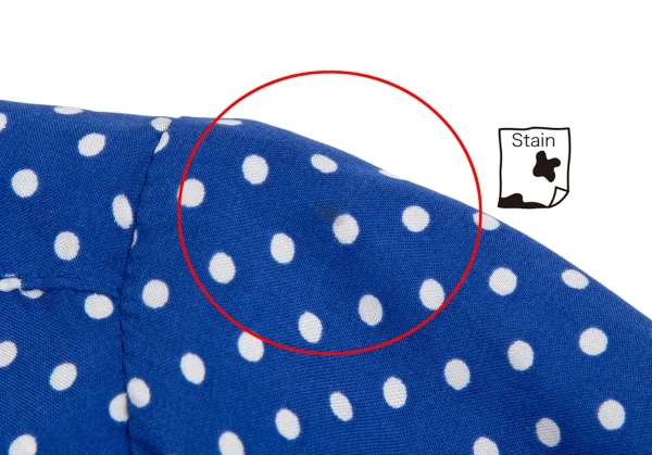 コントワーデコトニエCOMPTOIR DES COTONNIERS シルクドットシャツ 青白S K-110799_006