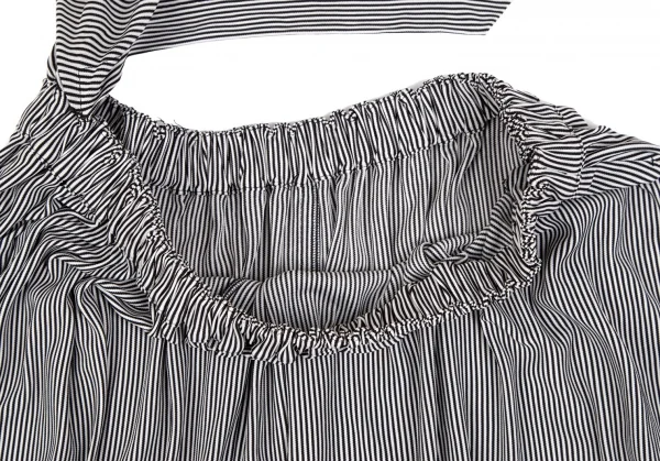 トリココムデギャルソンtricot COMME des GARCONSストライプセパレートオールインワン 白黒M K-110831_011