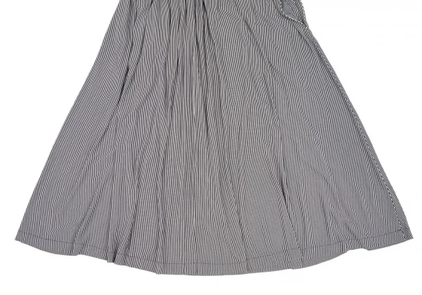 トリココムデギャルソンtricot COMME des GARCONSストライプセパレートオールインワン 白黒M K-110831_013