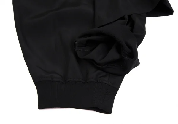 コムデギャルソンCOMME des GARCONSリブ切替ハーフラップデザインショートパンツ 黒M K-110838_010
