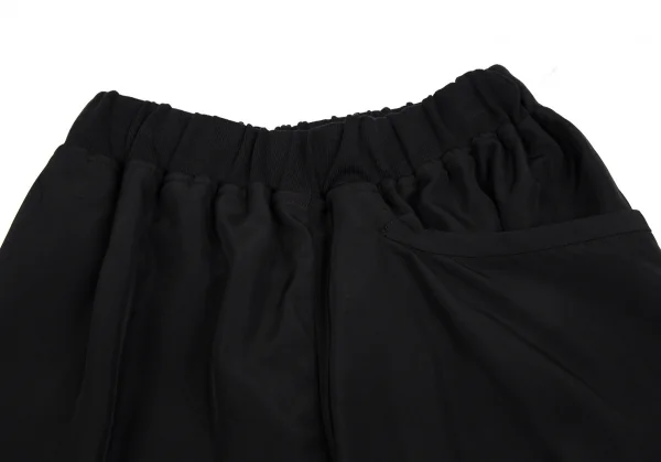 コムデギャルソンCOMME des GARCONSリブ切替ハーフラップデザインショートパンツ 黒M K-110838_002