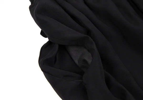 コムデギャルソンCOMME des GARCONSリブ切替ハーフラップデザインショートパンツ 黒M K-110838_004