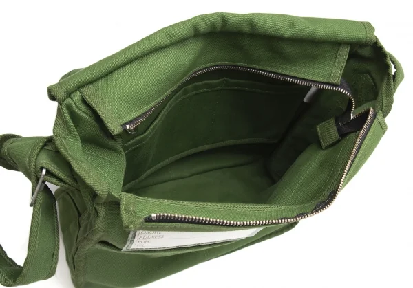 マリメッコmarimekko Olkalaukku Urbaani キャンバスフラップショルダーバッグ モスグリーン K-110843_012