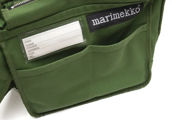 マリメッコmarimekko Olkalaukku Urbaani キャンバスフラップショルダーバッグ モスグリーン K-110843_014
