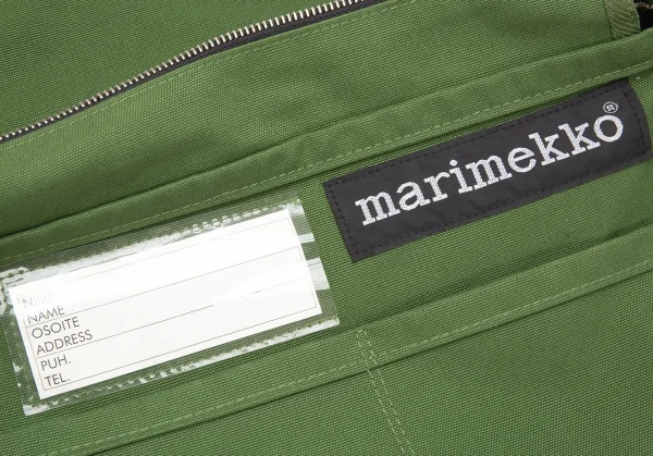 マリメッコmarimekko Olkalaukku Urbaani キャンバスフラップショルダーバッグ モスグリーン K-110843_016