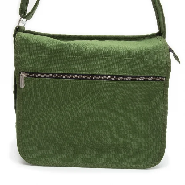 マリメッコmarimekko Olkalaukku Urbaani キャンバスフラップショルダーバッグ モスグリーン K-110843_002