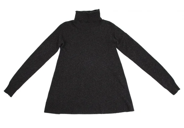 セオリーTheory ウールフレアシルエットタートルネックニット チャコールS K-110853_002