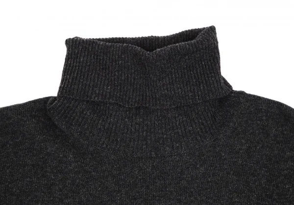 セオリーTheory ウールフレアシルエットタートルネックニット チャコールS K-110853_003