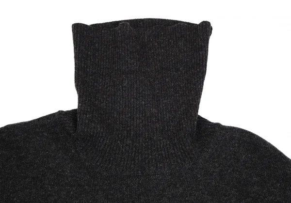 セオリーTheory ウールフレアシルエットタートルネックニット チャコールS K-110853_004