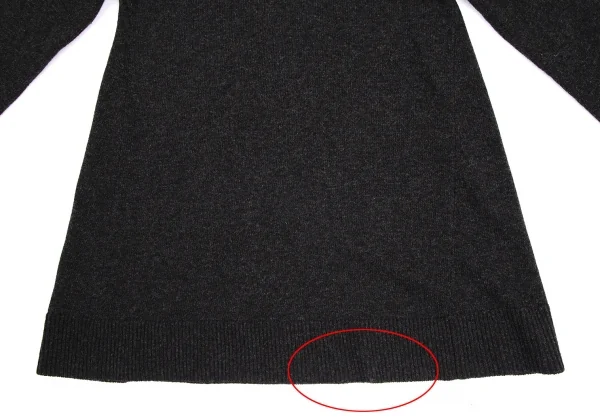 セオリーTheory ウールフレアシルエットタートルネックニット チャコールS K-110853_007