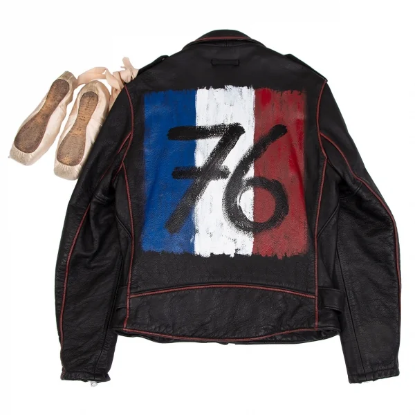 ジャンポールゴルチエJean Paul GAULTIER × ショットSchott アトリエカスタムライダースジャケット 黒L K-110855_017