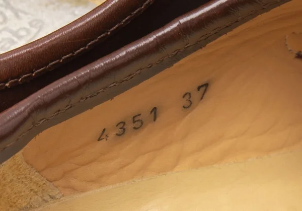 パトリックコックスPATRICK COX レザーヒールローファー 茶37（23.5位） K-110862_013