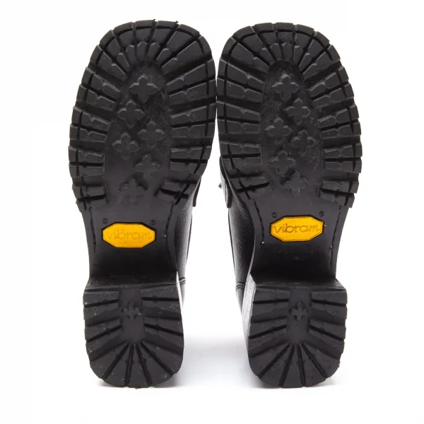 パトリックコックスPATRICK COX レザービブラムソールヒールローファー 黒36(23位) K-110863_010