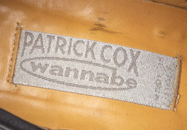 パトリックコックスPATRICK COX レザービブラムソールヒールローファー 黒36(23位) K-110863_013