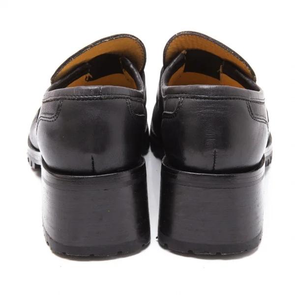 パトリックコックスPATRICK COX レザービブラムソールヒールローファー 黒36(23位) K-110863_006