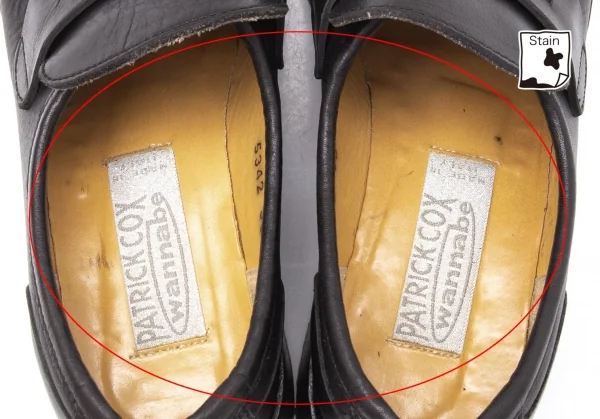 パトリックコックスPATRICK COX レザービブラムソールヒールローファー 黒36(23位) K-110863_009