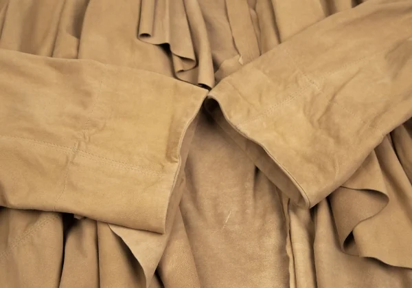 ラルフローレンRalph Lauren シープスウェードドレープデザインジャケット ベージュ6 K-110867_005