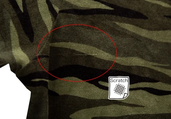 レキップ ヨシエイナバL'EQUIPE YOSHIE INABA カモフラプリントベロアハイネックカットソー 緑黒M位 K-110875_010