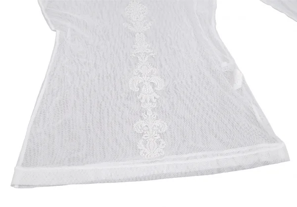 レキップ ヨシエイナバL'EQUIPE YOSHIE INABA ダマスクプリントパワーネットVネックカットソー 白M位 K-110876_010