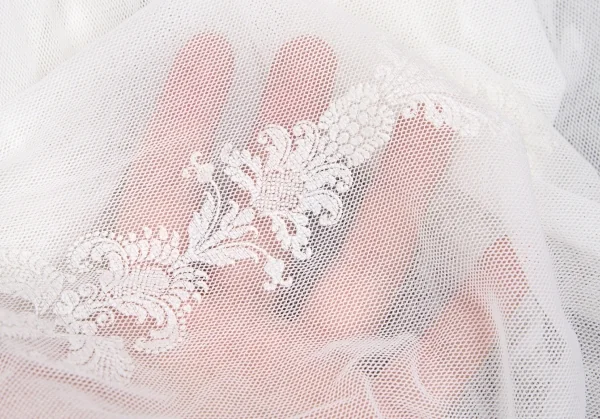 レキップ ヨシエイナバL'EQUIPE YOSHIE INABA ダマスクプリントパワーネットVネックカットソー 白M位 K-110876_013