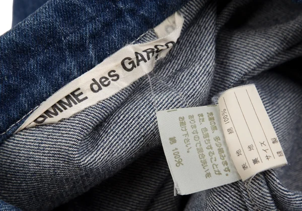 コムデギャルソンCOMME des GARCONS ウエスタンデニムロング丈シャツコート インディゴM位 K-110911_019