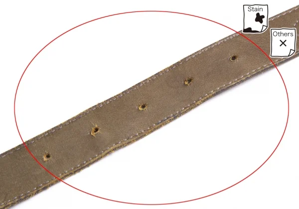 トリココムデギャルソンtricot COMME des GARCONS ステッチラインレザーベルト グレー K-110922_003