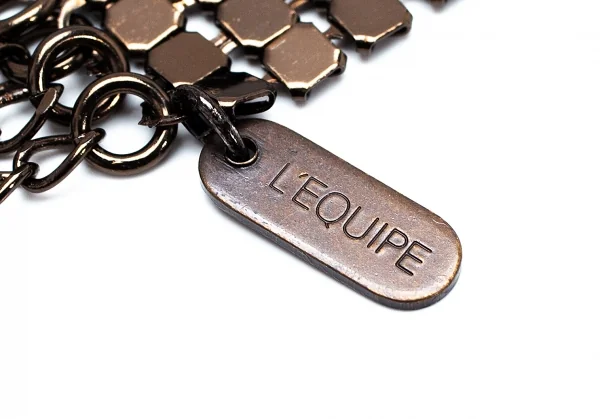 レキップ ヨシエイナバL'EQUIPE YOSHIE INABA メタルスパンコールタイネックレス ブロンズ K-110925_006