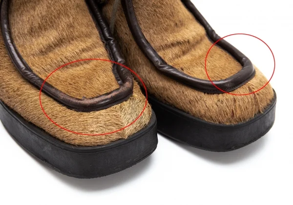 フェンディFENDI ハラコモカシンブーツ ベージュ36(23位) K-110926_014