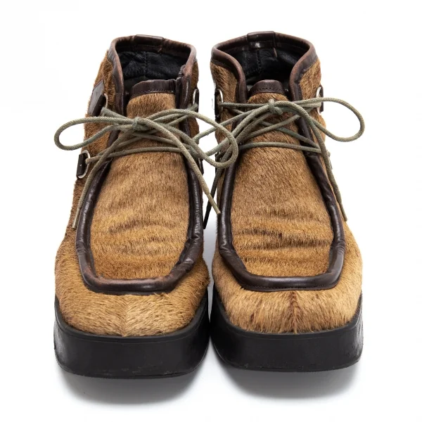 フェンディFENDI ハラコモカシンブーツ ベージュ36(23位) K-110926_002