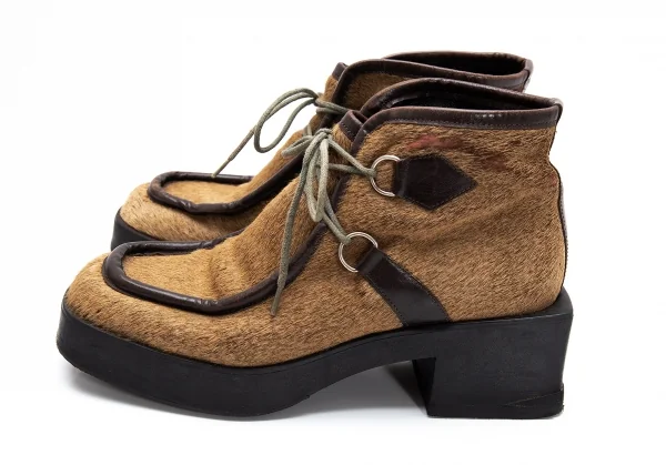 フェンディFENDI ハラコモカシンブーツ ベージュ36(23位) K-110926_003