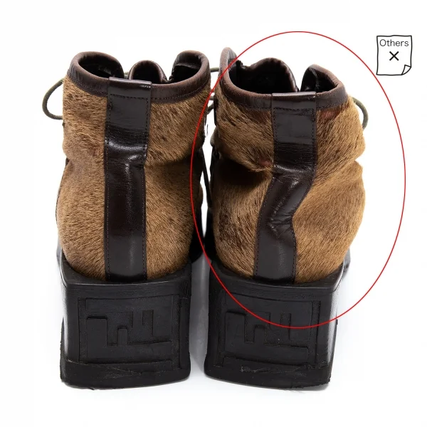 フェンディFENDI ハラコモカシンブーツ ベージュ36(23位) K-110926_004