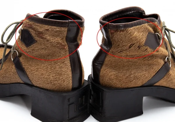 フェンディFENDI ハラコモカシンブーツ ベージュ36(23位) K-110926_006