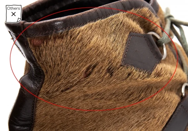 フェンディFENDI ハラコモカシンブーツ ベージュ36(23位) K-110926_008