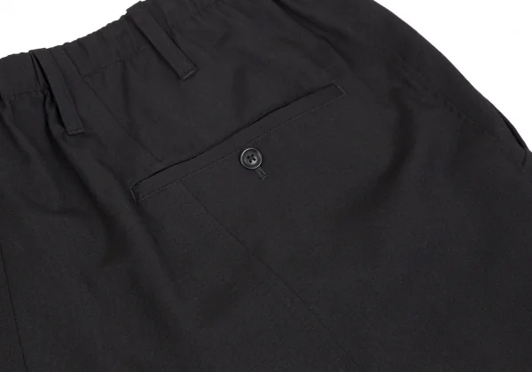 Yohji Yamamoto POUR HOMME Wool Gabardine Dropped Crotch Pants K-110945_010