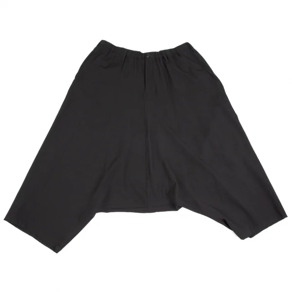 Yohji Yamamoto POUR HOMME Wool Gabardine Dropped Crotch Pants K-110945_002