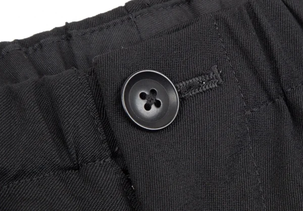 Yohji Yamamoto POUR HOMME Wool Gabardine Dropped Crotch Pants K-110945_005