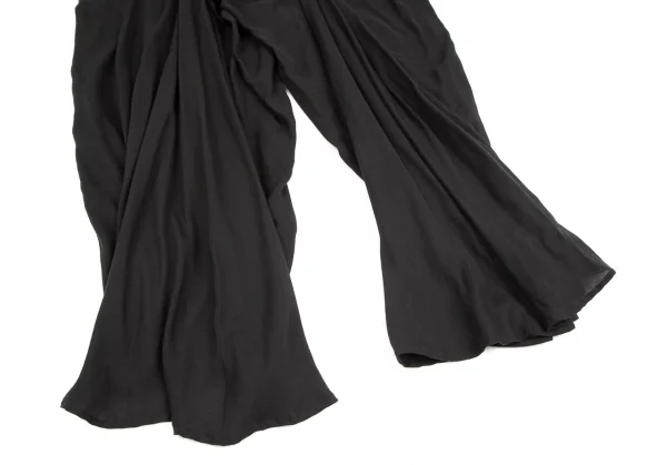 サイトs'yte テンセルバックフレアカラスパンツ 黒3 K-110950_011