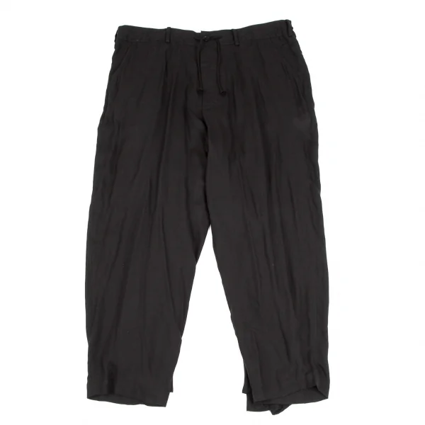 サイトs'yte テンセルバックフレアカラスパンツ 黒3 K-110950_002